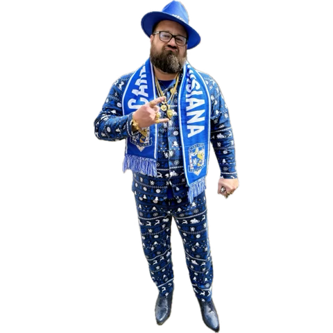 slothonholiday's tweet photo. @nickverlaney @blues_nola @LondonBluePod Thank you for helping make Bluesday even more epic! It meant so much to our group. This guy can’t wait to see the footage https://t.co/e91O2W6tMr