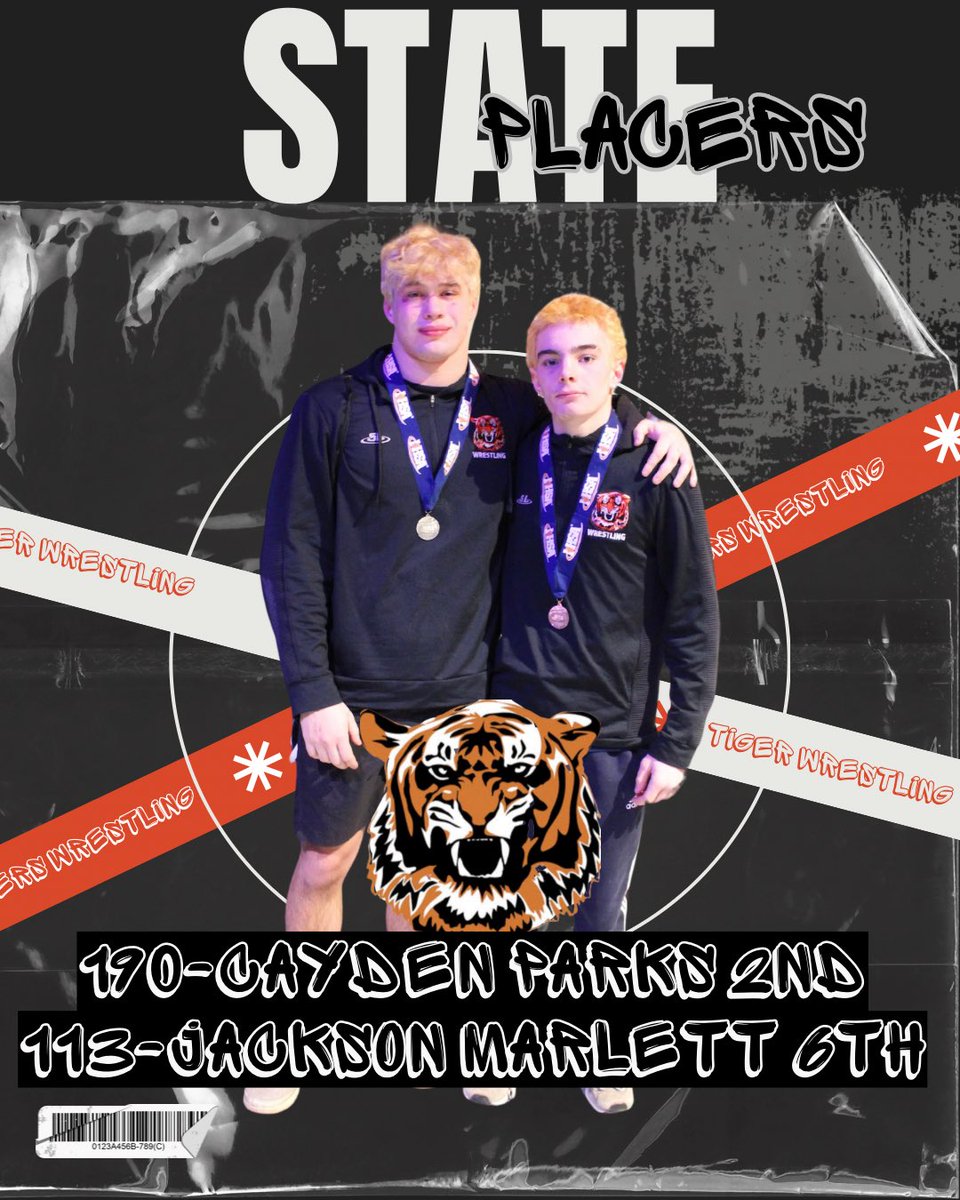 CLC Tiger Wrestling (@clctigerwrestle) on Twitter photo Congratulations to 190 Cayden Parks for his 2nd place finish and 113 Jackson Marlett for his 6th place finish at State! #werclc <a href="/clcathletics/">CLC Athletics</a> <a href="/CLCentralHS/">CL Central H.S.</a> Congratulations to 190 Cayden Parks for his 2nd place finish and 113 Jackson Marlett for his 6th place finish at State! #werclc <a href="/clcathletics/">CLC Athletics</a> <a href="/CLCentralHS/">CL Central H.S.</a>