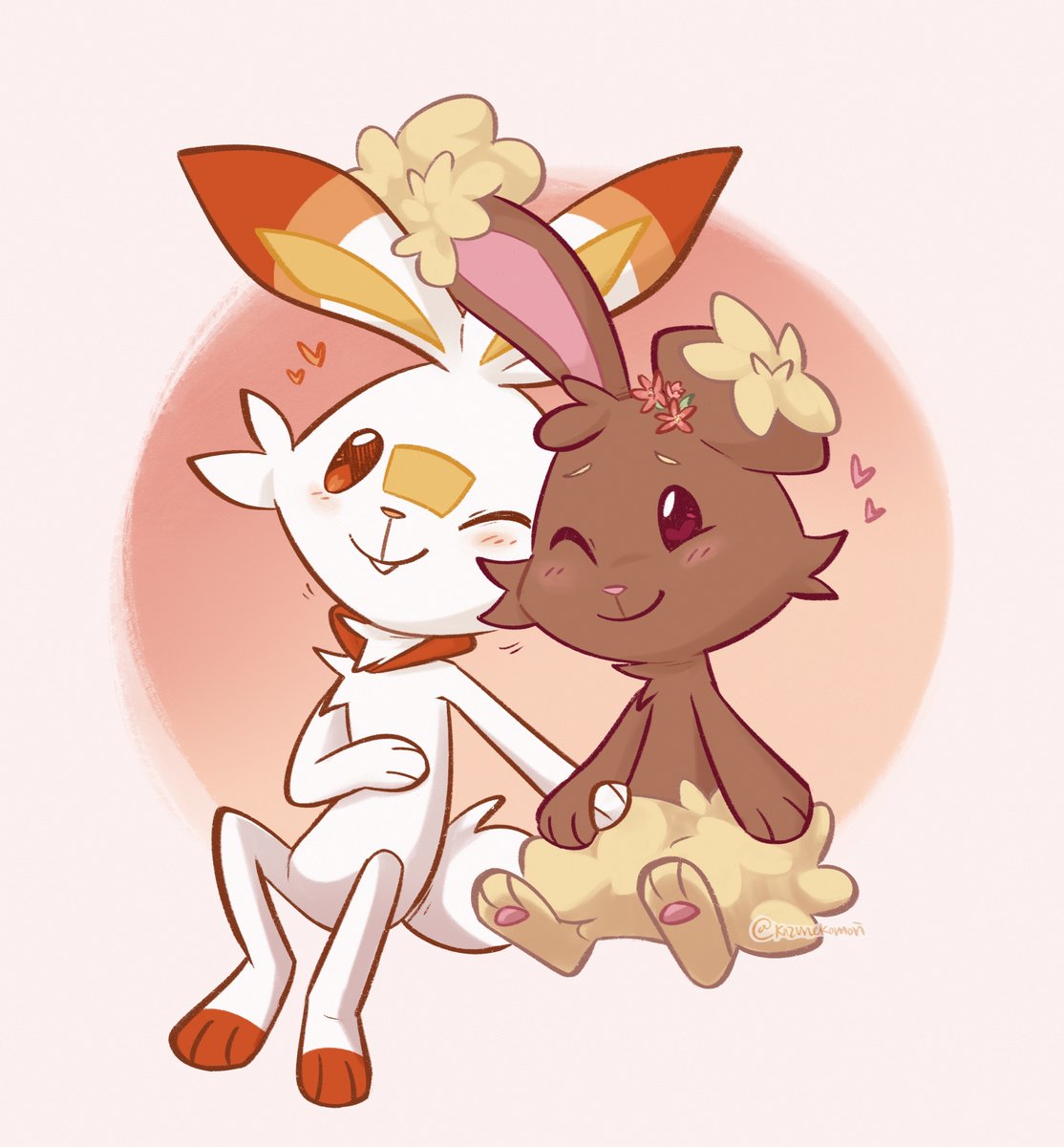 kyumeart's tweet image. more bunnies,,