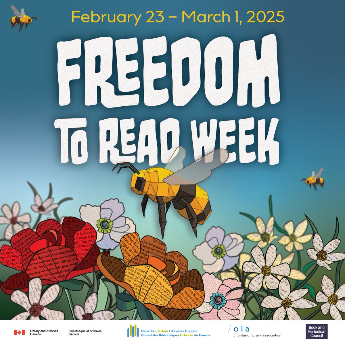 Freedom to Read Week encourages Canadians to focus on intellectual freedom issues locally, nationally, and globally. Whether you're a librarian, bookseller, educator, student, or community member, there are many ways to engage and support this important event.