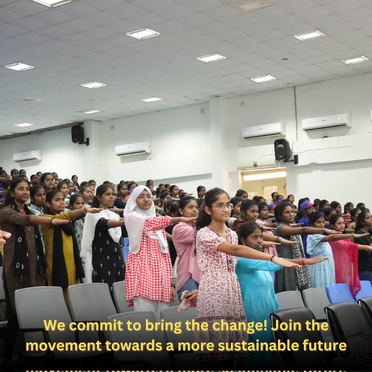 Transform RGUKT -SDG Ignite, The Inaugural event for the successful implementation of 17 SDGs in the campus was hosted by team Transform RGUKT under the guidance and support of Hon'ble VC garu,OSD garu and AO garu
#transformrgukt #RGUKTforSDGs #iiitbasar #UNSDG #SustainableFuture