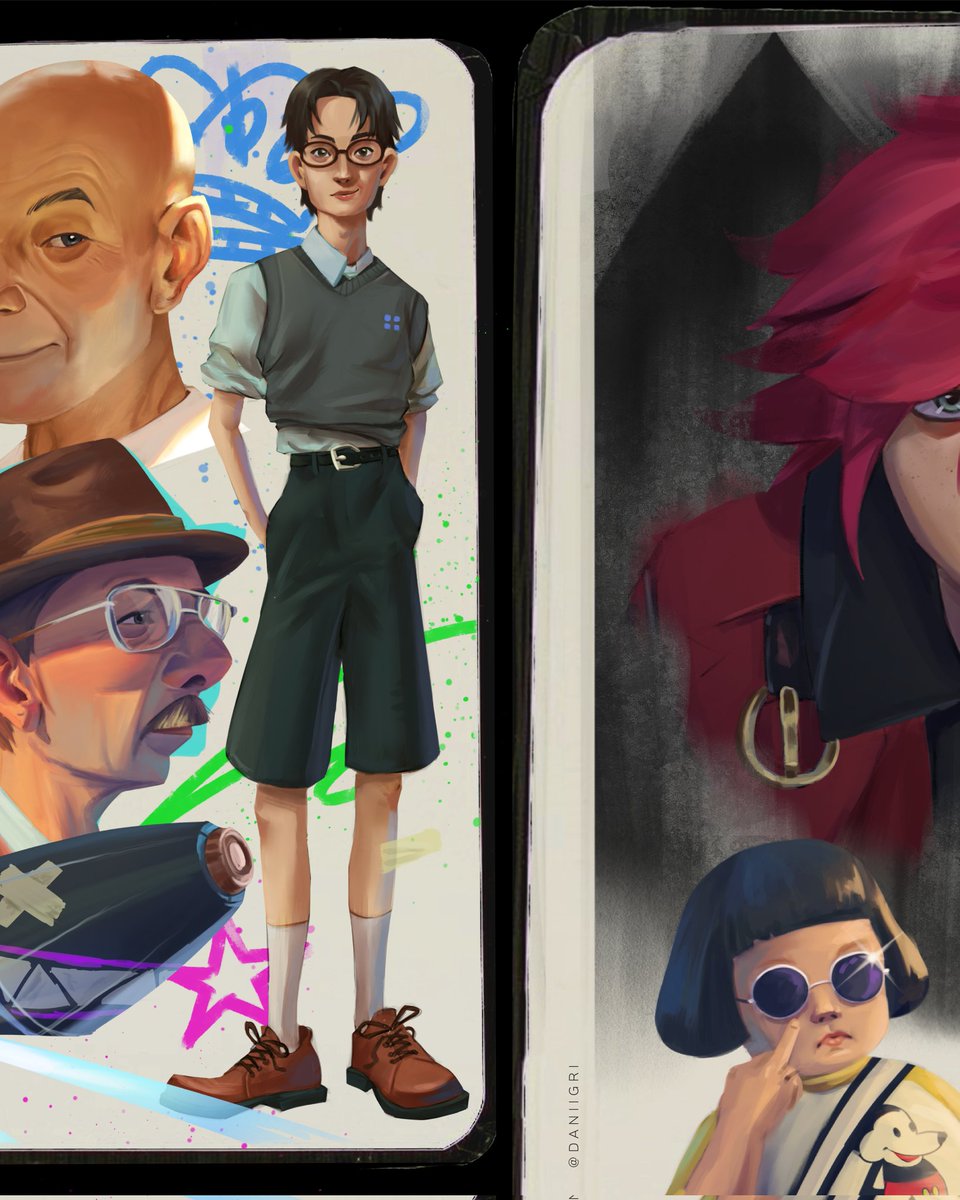 daniigri1's tweet photo. Sketchbook /ep1
The timelapse is in my IG account https://t.co/Fg83LieEE6 
.
.
#humanart #art #illustration #characterdesign #digitalpainting #arcane #arcanefanart https://t.co/Ur8bMczKwY