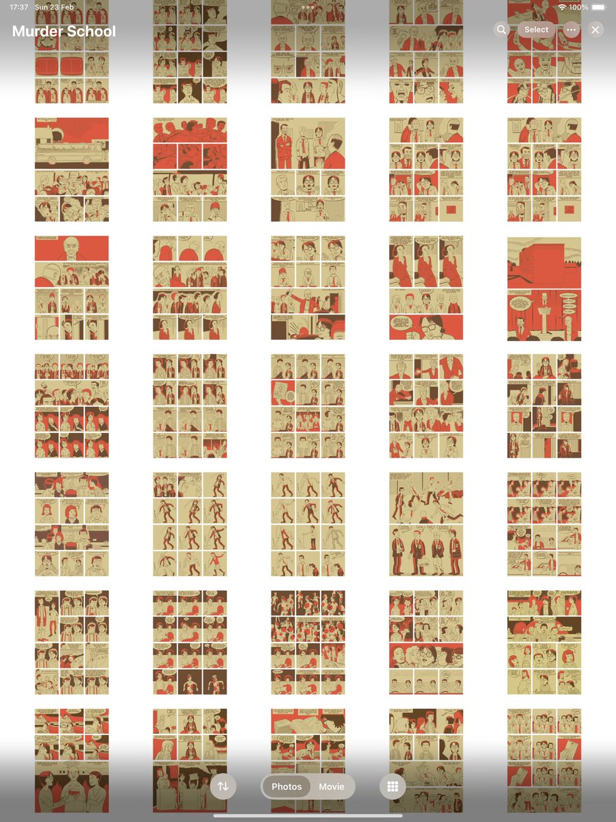 I completed page 200 of MURDER SCHOOL today.