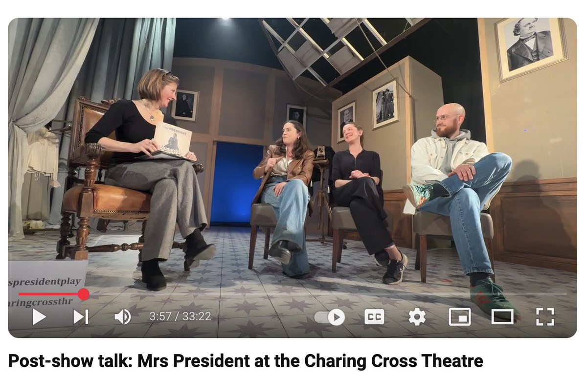 Can a single image shape history? How much have women's rights changed since the 1860s? Why is a play about one of America's most misunderstood &amp; tragic first ladies so resonant today?

🎥 Also watch &amp; share my full <a href="/MrsPresidentPly/">MrsPresidentPlay</a> Q&amp;A on <a href="/YouTube/">YouTube</a>: youtu.be/zET7cV579oM?si…