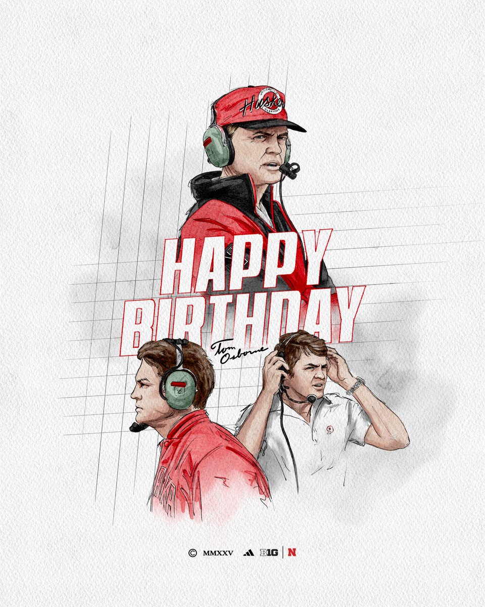 Nebraska Football (@huskerfootball) on Twitter photo Happy Birthday Coach Osborne! ππ Happy Birthday Coach Osborne! ππ