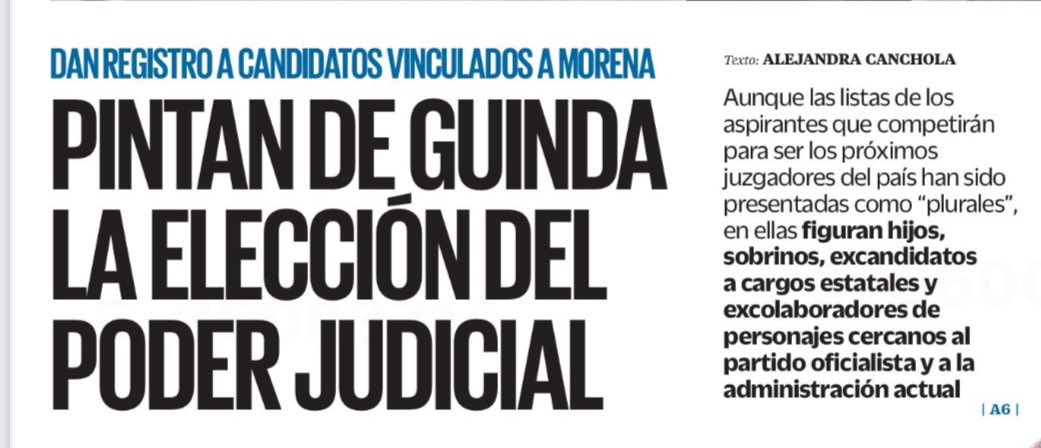JoseMarioMX's tweet photo. 🔥 La “elección” del Poder Judicial en México no es más que una designación encubierta para que el oficialismo se adueñe de jueces y magistrados. Candidaturas múltiples, eliminación discrecional de aspirantes y un proceso hecho a la medida de hijos, sobrinos y excolaboradores de Morena. No es justicia, es imposición política.

⚠️ La SCJN fue ignorada, el TEPJF se sometió y el Senado acató la línea oficialista. El Poder Judicial está siendo colonizado y convertido en un brazo del régimen. Cuando el gobierno controla jueces, la ley deja de existir y se vuelve arma de persecución y protección política. El Estado de Derecho está en llamas.

🚨 No es solo el Poder Judicial lo que está en juego, es la democracia misma. Sin jueces independientes, no hay garantías ni derechos, solo autoritarismo disfrazado de legalidad.
