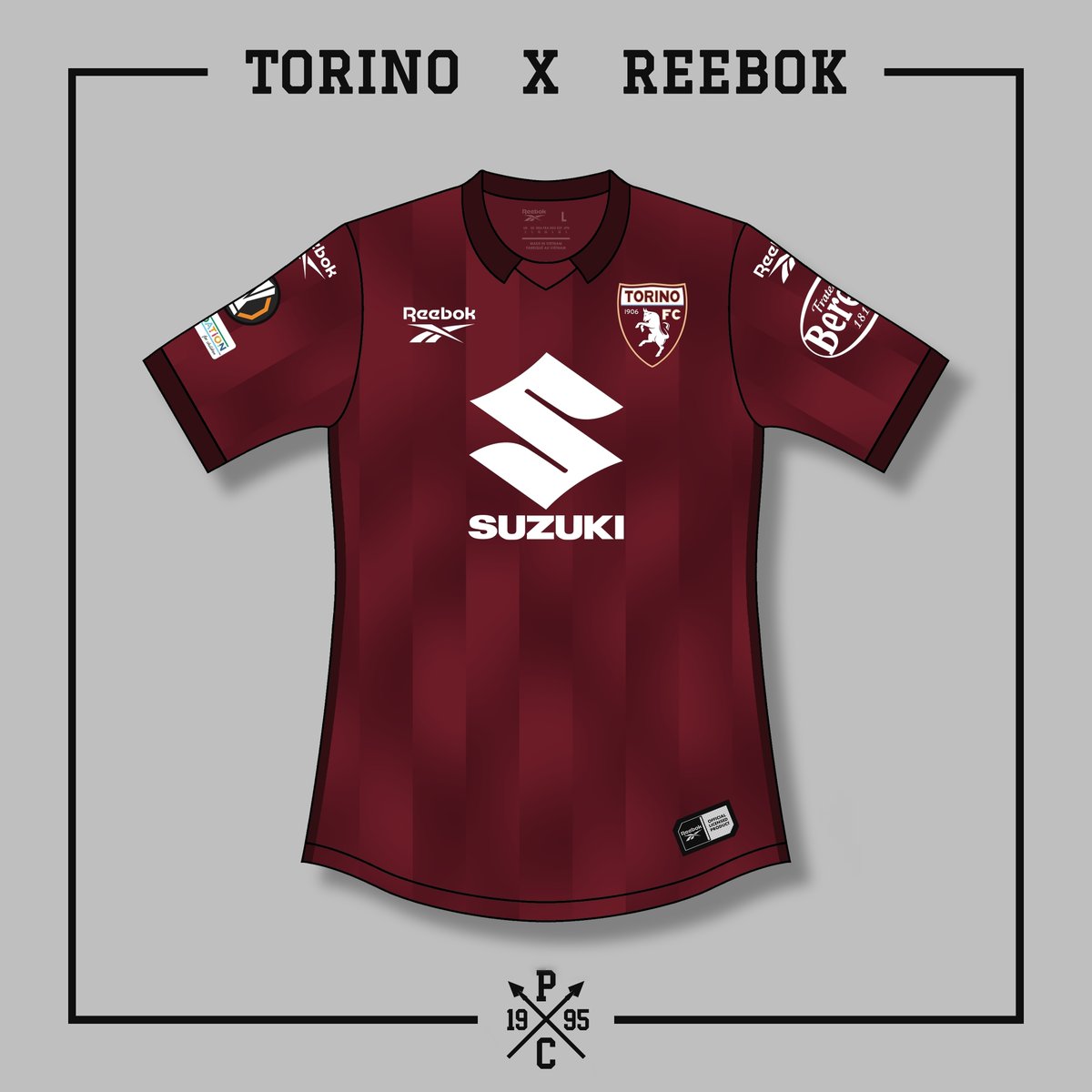 PhilAndTheJets's tweet image. TORINO   X   REEBOK   🇮🇹⚽🔥 
 
#Torino #IlToro #Granata #Toro #TFC1906 @TorinoFC_1906 #Reebok @reebok #Kit #Jersey #Concept