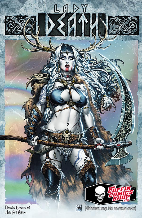 thecoffincomics's tweet photo. ❤️🔥 Check out our Spellbinding Holo-Foil Covers! A MUST for your collection! Shop Now: https://t.co/bBABQkNj0I
#collectingcomics #comicbooks #ladydeath https://t.co/AC2IjZ1ioE