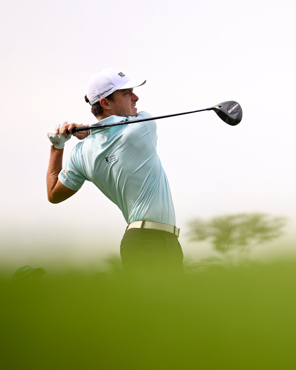Justin Hasting has teed off in the Final Round at the <a href="/MexicoOpenGolf/">Mexico Open at VidantaWorld</a>. 💪