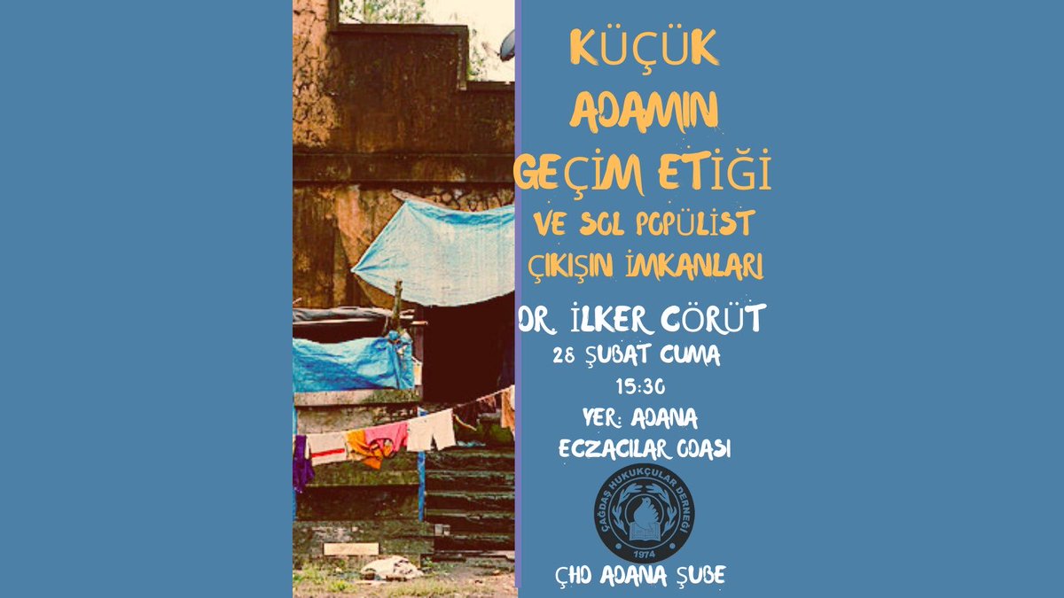 chdadana's tweet photo. Geçim mücadelesi içinde olan birey, kendi gücünü nasıl geri kazanabilir?Bireyin sadece itaat eden değil, aynı zamanda değişimi mümkün kılan bir özne haline gelmesi nasıl sağlanabilir? Tüm bu sorular eşliğinde sol popülist bir çıkışın imkanlarını tartışıyoruz. https://t.co/pCtVpTn4bx