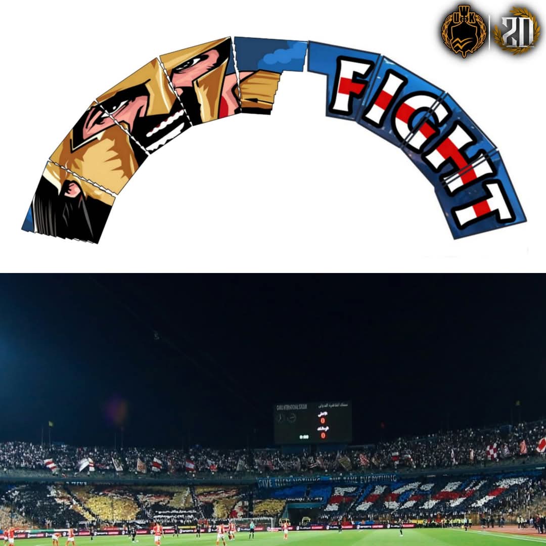 White07Knights's tweet photo. GIVE THEM NOTHING, BUT TAKE EVERYTHING 

بتلك العبارة الأسطورية كانت رسالة مجموعتنا في تجسيدها بأجمل صورة وأعلى دقة وأزهى الألوان لقصة الملك الأسطوري ليونيداس في حربه على البقاء رغم قوة عتاد المنافس.

حرب البقاء التي كان قائدها ليونيداس عند ممر ثيرموبيلاي مع أشجع مقاتليه مماثلة حقًا لحرب البقاء التي يخوضها الزمالك مع فرسانه، لنعلنها للجميع ممن يحاولون بشتى الطرق إيهام أنفسهم وأنفس الآخرين بأن نادينا غير قادر على مجابهة خصومه.

مشاكل مُفتعلة وأزمات تتعمد إغراق النادي وإبعاده عن المنافسة وإيصال رسائل مُبطنة لجماهير نادينا مفادها بأن نادينا غير قادر ولكن يأبى فرسان هذا النادي وخط دفاعه تصديق تلك المهاترات.

مؤمنين بأن الزمالك بتاريخه واسمه قادر على مرور الصعاب وقادر على مُجابهة التحديات، مؤمنين بأننا ما زلنا هنا لم نُهزم ولن ننكسر وبإيماننا هذا نستطيع فعل الكثير.

وكما كانت معركة ثيرموبيلاي مِفصلية ومؤثرة في مواجهة العُدوان، كان ديربي الأمس كذلك بالنسبة لنا رغم أنها بَدَت للبعض ممن تأثروا بكل الشائعات والإغراق الممنهج لنادينا أنها مواجهة مستحيلة.

نواجه كل عناصر اللعبة بمفردنا، نتحلى بحناجرنا التي أبَت أن يكون هناك صوتًا أعلى منها فلا صوت يعلوا فوق فرسان الأبيض تحت أي ظرف، نعلم أننا نخوض معارك غير نزيهة بكل الطرق لمحاولة تغييب اسم الزمالك عن الساحة الرياضية وبحملات ممنهجة لإجهاض كل محاولات النهوض لنادينا ولقتل الشغف داخل أنصاره وعاشقيه ولكن فرساننا ستقف بالمرصاد لتلك المحاولات.
وليكُن ندائنا لأنفسنا ولنادينا ( لن نعطهم شيئًا ولنأخذ منهم كل شيء ) 

وأخيرًا موعدنا مع الدرس السنوي لمدرج التلميذ الفاشل على مر أجياله، حاول مرة تانية 😉
