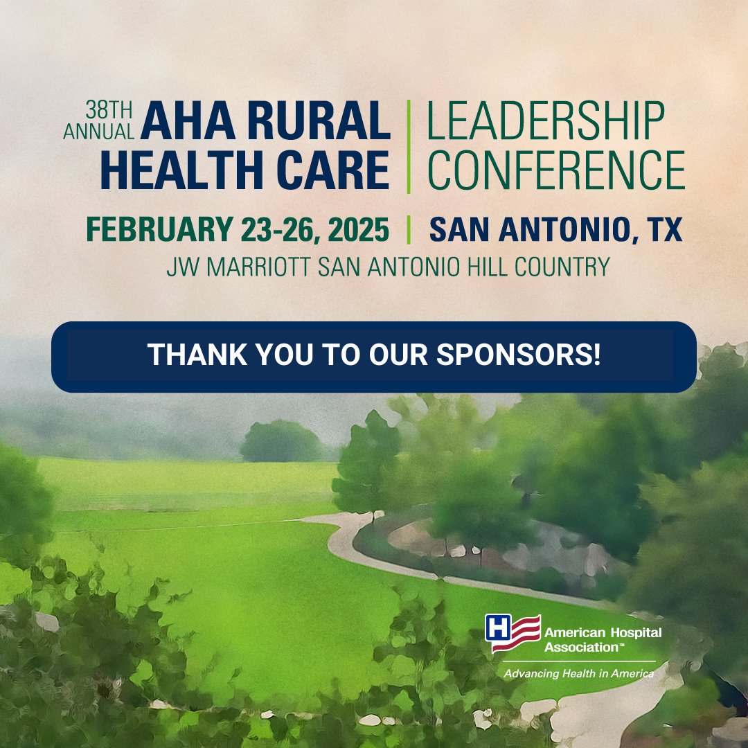 AHA Center For Health Innovation (@ahactrhlthinnv) on Twitter photo As we continue to welcome attendees to the 2025 #AHARuralHealth Care Leadership Conference, we'd like to thank our many sponsors for their valuable support! We hope you enjoy the conference! <a href="/MathematicaNow/">Mathematica</a> <a href="/MedicalGuardian/">Medical Guardian</a> <a href="/MedicusLLC/">Medicus Healthcare Solutions</a> <a href="/MEDITECH/">MEDITECH</a>
ruralconference.aha.org/sponsorship/sp⦠As we continue to welcome attendees to the 2025 #AHARuralHealth Care Leadership Conference, we'd like to thank our many sponsors for their valuable support! We hope you enjoy the conference! <a href="/MathematicaNow/">Mathematica</a> <a href="/MedicalGuardian/">Medical Guardian</a> <a href="/MedicusLLC/">Medicus Healthcare Solutions</a> <a href="/MEDITECH/">MEDITECH</a>
ruralconference.aha.org/sponsorship/spā¦