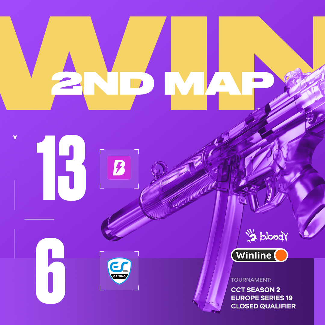 rushb_team's tweet photo. 🦫 We made quick work of the @ESCGaming, taking both maps and securing our spot out of the group.

Just one more win to advance to the next stage of CCT Season 19!

#LGRB https://t.co/xCL5rDiuRR