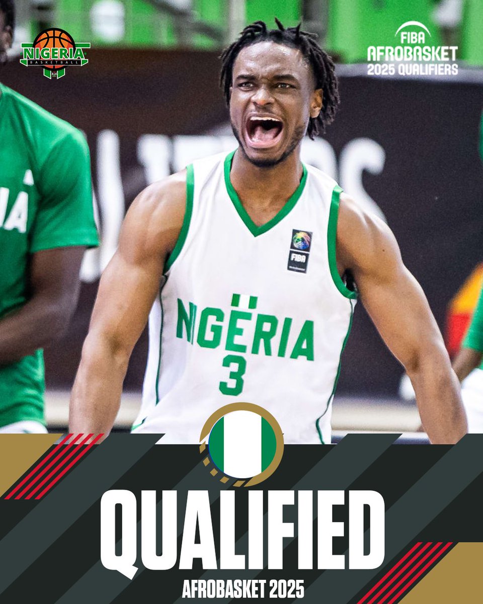 You can't have AfroBasket without NIGERIA! 

Qualified once again!! We're going to Angola!