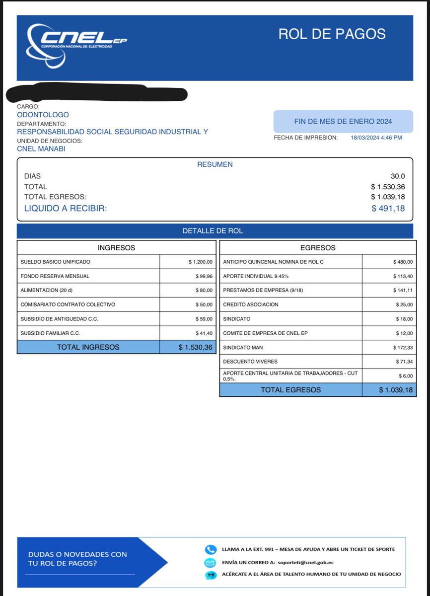 Esto t parece un sueldo dorado??d q estás hablando si no sabes la verdad.