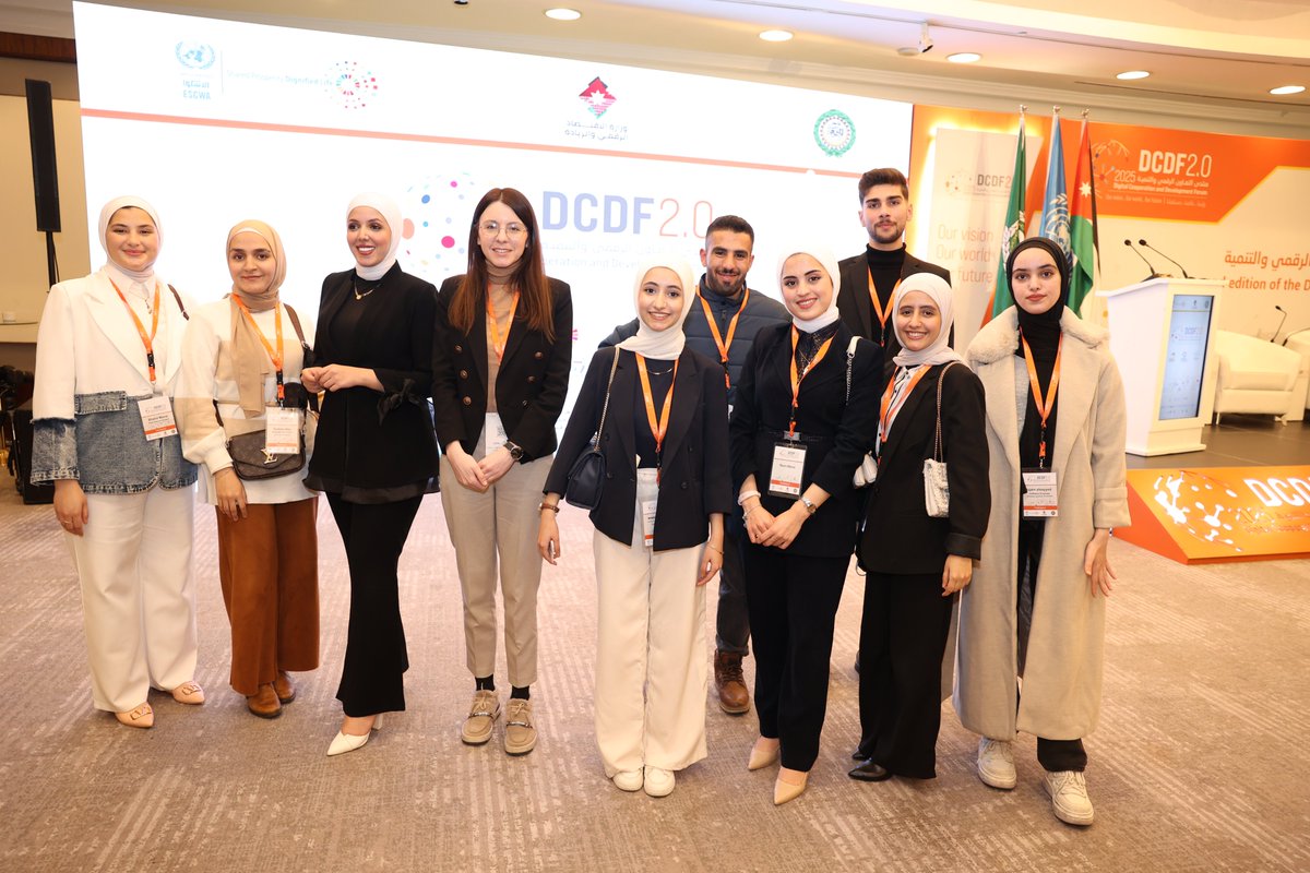 UNESCWA's tweet photo. During #DCDF2025, participants explored an important question: How can existing mechanisms, like the Arab Internet Governance Forum (IGF), do more to ensure that everyone benefits from the digital age? Their insights shed light on pathways to a more inclusive digital future. https://t.co/cQwrjIPROb