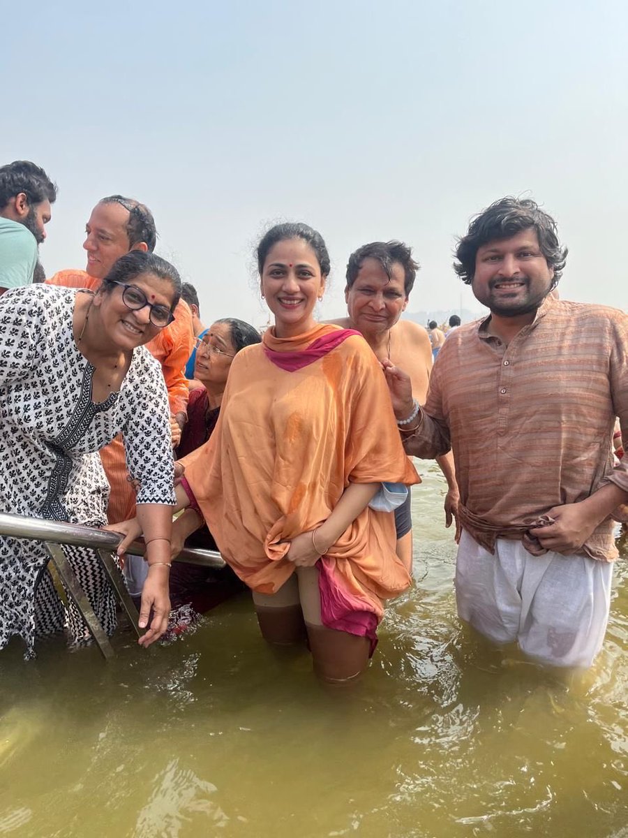 Maha Kumbh is not just a ritual. A dip in the waters at the confluence of the holy trinity of Ganga, Yamuna &amp; Sawarwati is a celebration of spirituality &amp; implicit faith. The divine experience has fired the collective consciousness of the nation, nay the whole world #Mahakumbh
