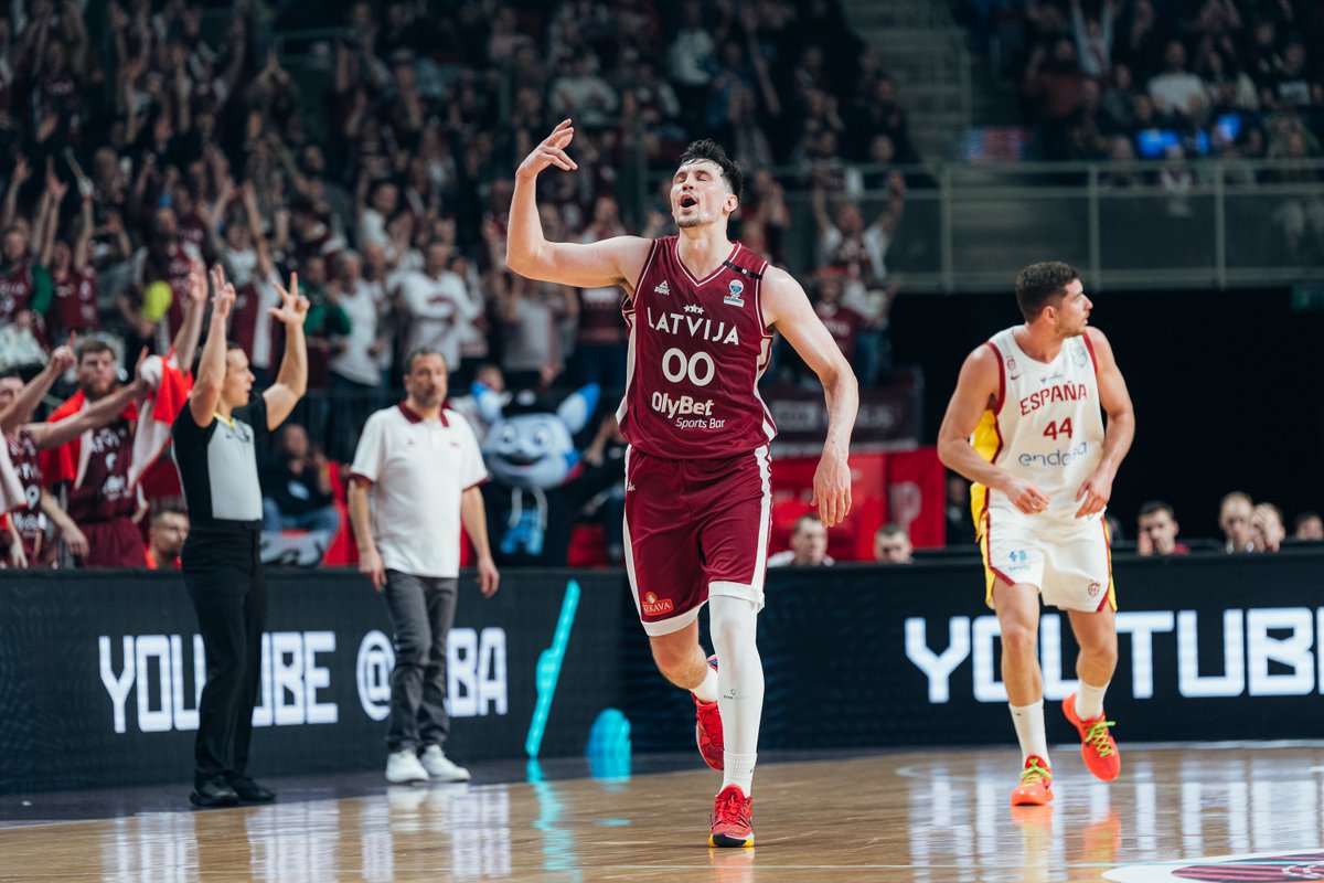 Undefeated. 6-0. 

🇱🇻 79-75 🇪🇸
🇱🇻 64-52 🇸🇰
🇱🇻 75-72  🇧🇪
🇱🇻 85-83 🇧🇪
🇱🇻 83-66 🇪🇸
🇱🇻 89-68 🇸🇰

#EuroBasket | #MakeYourMark