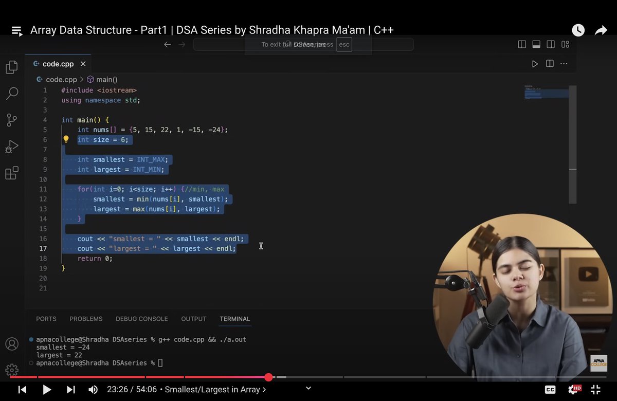 Raghu3339575466's tweet image. "Day 6 of my 100 Days of DSA Challenge! Today, I learned about bitwise operators, scope , and little bit array from @ApnacollegeX by @ @ShradhaKhapra_ Mam. Feeling more confident with every day! #DSA #100DaysOfDSA #BitwiseOperators #Arrays #Scope #LearningJourney"