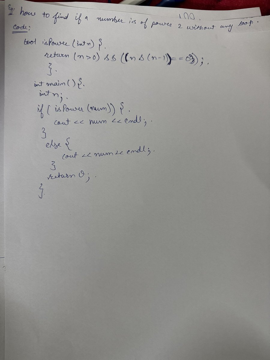 Raghu3339575466's tweet image. "Day 6 of my 100 Days of DSA Challenge! Today, I learned about bitwise operators, scope , and little bit array from @ApnacollegeX by @ @ShradhaKhapra_ Mam. Feeling more confident with every day! #DSA #100DaysOfDSA #BitwiseOperators #Arrays #Scope #LearningJourney"