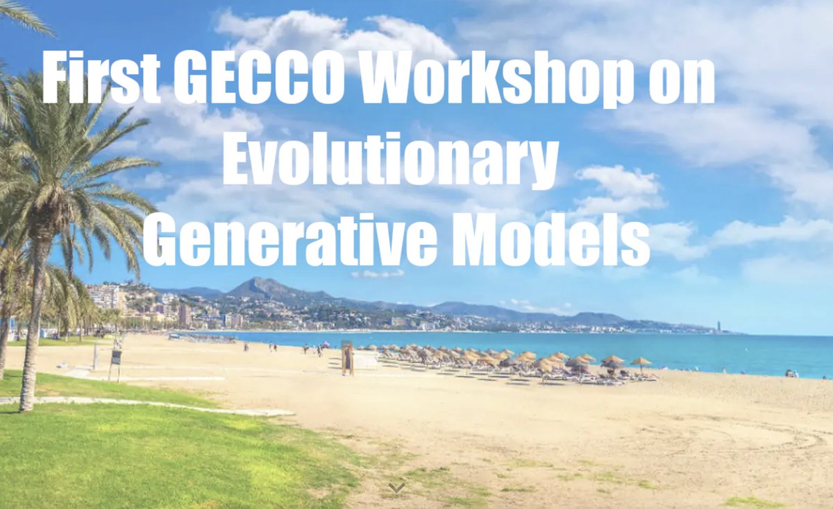Jamal Toutouh, PhD #AIforImpact (@jamtou) on Twitter photo 📢 Workshop Alert! 🚀
Join us at the 1st Workshop on Evolutionary Generative Models at <a href="/GeccoConf/">GECCO 2025</a> in sunny Málaga! 🌞🌊 If you work on #GenerativeAI + #EvolutionaryComputation, submit your research now! 📄
📅 Deadline: March 26, 2025
🔗 sites.google.com/view/egm-2025 #GenAI #EC 📢 Workshop Alert! 🚀
Join us at the 1st Workshop on Evolutionary Generative Models at <a href="/GeccoConf/">GECCO 2025</a> in sunny Málaga! 🌞🌊 If you work on #GenerativeAI + #EvolutionaryComputation, submit your research now! 📄
📅 Deadline: March 26, 2025
🔗 sites.google.com/view/egm-2025 #GenAI #EC