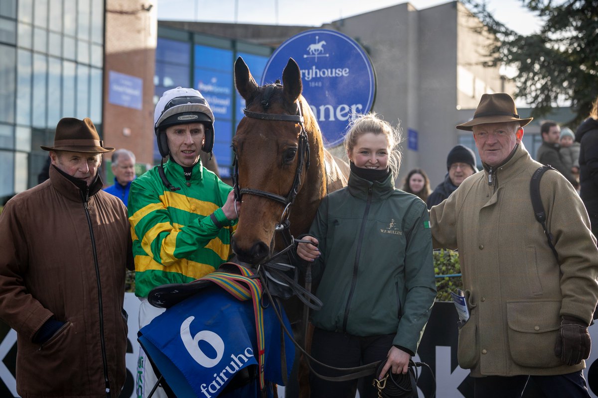 RacingPost's tweet image. JP McManus's racing manager Frank Berry has confirmed that leading Turners Novices’ Hurdle fancy Kawaboomga will miss the remainder of the season ❌