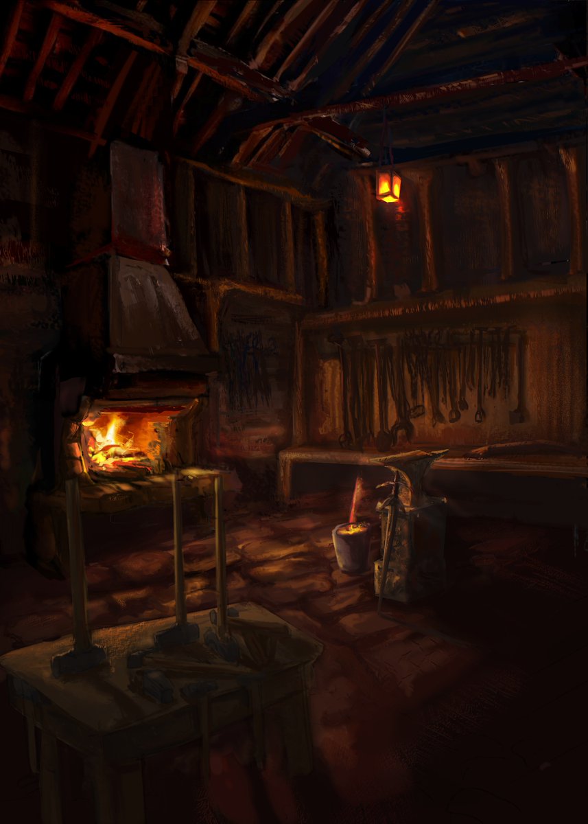 Dear Charred Lords,

During crazy times like these it's good to find a cozy place to withdraw to! 

We are in our cozy smithy smithing (grinding) away to bring you some quality products! 🔥

There is a fitting saying in germany:

"Everyone is their own fortunes blacksmith" 🔨