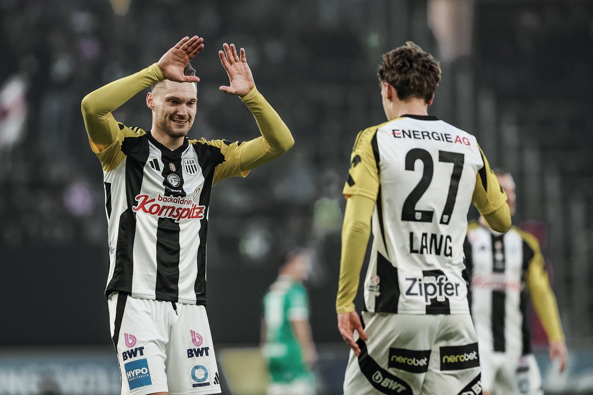 Was für ein Spiel, was für ein wichtiger Sieg! Mit dem 2:1 über Rapid klettern wir wieder in die Top sechs: tinyurl.com/sb-ask-scr-2425

#ADMIRAL #ASKSCR