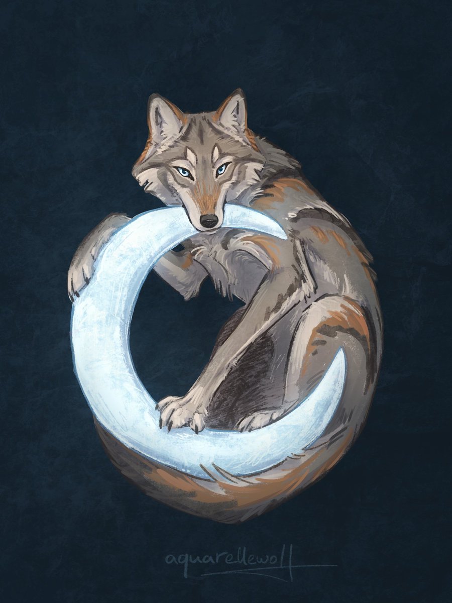 Woolf and Moon

#aquarellewolf #wolf #animalartist #animalart #furryart #furryartist #canineart #wolfart