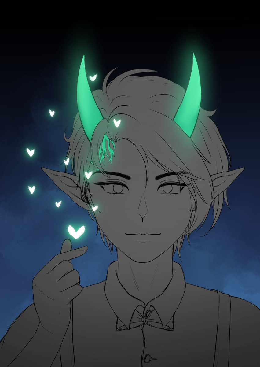 Complete forgot to post the birthday drawing for <a href="/MaruTryArt/">MaRu</a>  <3