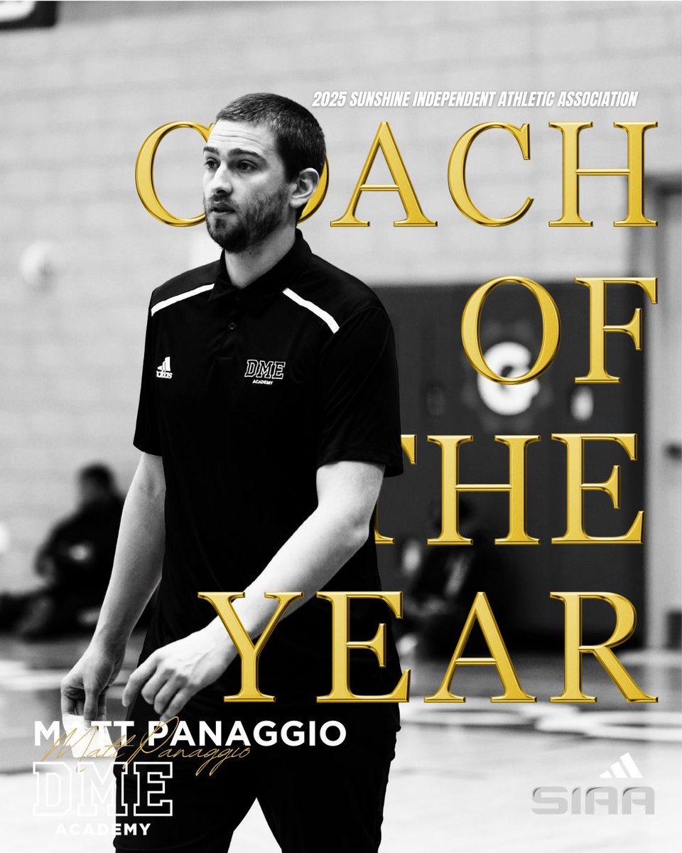 Congratulations to our leader and head coach, Matt Panaggio, on being named the 2024-2025 Sunshine Independent Athletic Association 𝐂𝐨𝐚𝐜𝐡 𝐨𝐟 𝐭𝐡𝐞 𝐘𝐞𝐚𝐫! 🏆🔥