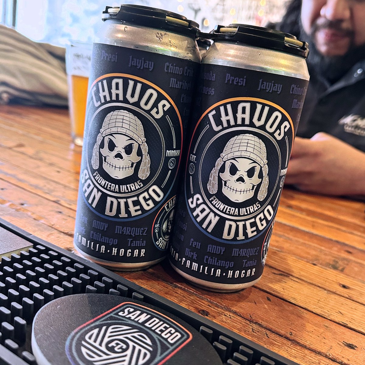 Thr3e Punk Ales (@3punkales) on Twitter photo “Chavos San Diego: Familia. Hogar. Cheves. 🍻⚽️🔥”
Celebrating the culture, the passion, and the brew that brings us together. Shoutout to the Frontera Ultras for keeping the spirit alive!
📍 <a href="/3PunkAles/">Thr3e Punk Ales</a> <a href="/fronteraultras/">Chavos Frontera Ultras</a> | #ChavosSanDiego #FronteraUltras #SanDiegoFC #FamiliaHogar “Chavos San Diego: Familia. Hogar. Cheves. 🍻⚽️🔥”
Celebrating the culture, the passion, and the brew that brings us together. Shoutout to the Frontera Ultras for keeping the spirit alive!
📍 <a href="/3PunkAles/">Thr3e Punk Ales</a> <a href="/fronteraultras/">Chavos Frontera Ultras</a> | #ChavosSanDiego #FronteraUltras #SanDiegoFC #FamiliaHogar