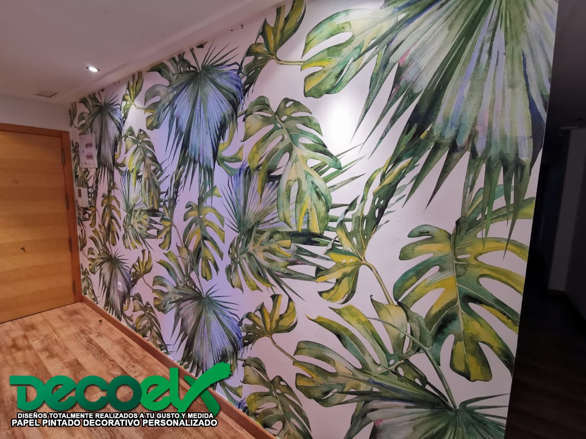 decoelx's tweet photo. 📢 ¡Dale un nuevo aire a tu hogar con papel pintado premium! ✨

Hemos diseñado este increíble papel pintado efecto acuarela para la entrada de la casa de un cliente. 💚

👉 Diseños personalizados a medida
👉 Calidad premium y resistencia
👉 Decoración única en cualquier espacio https://t.co/AtgvG4o5So