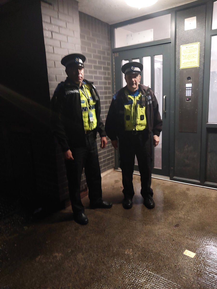 We have been out patrolling Shelley Tower and Browning Tower this evening. No issues at the time of patrolling. #keepingourcommunitysafe.

32237