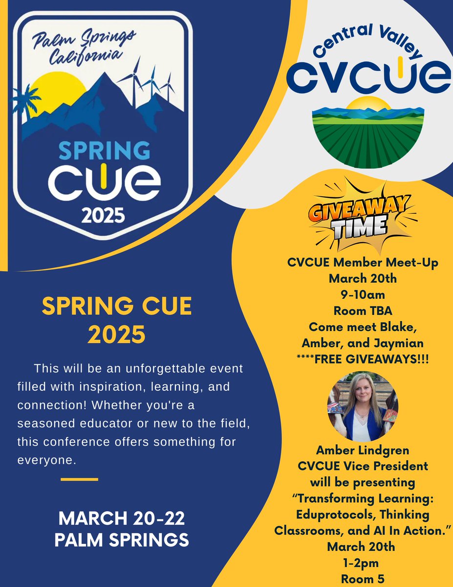 Central Valley CUE tweet media