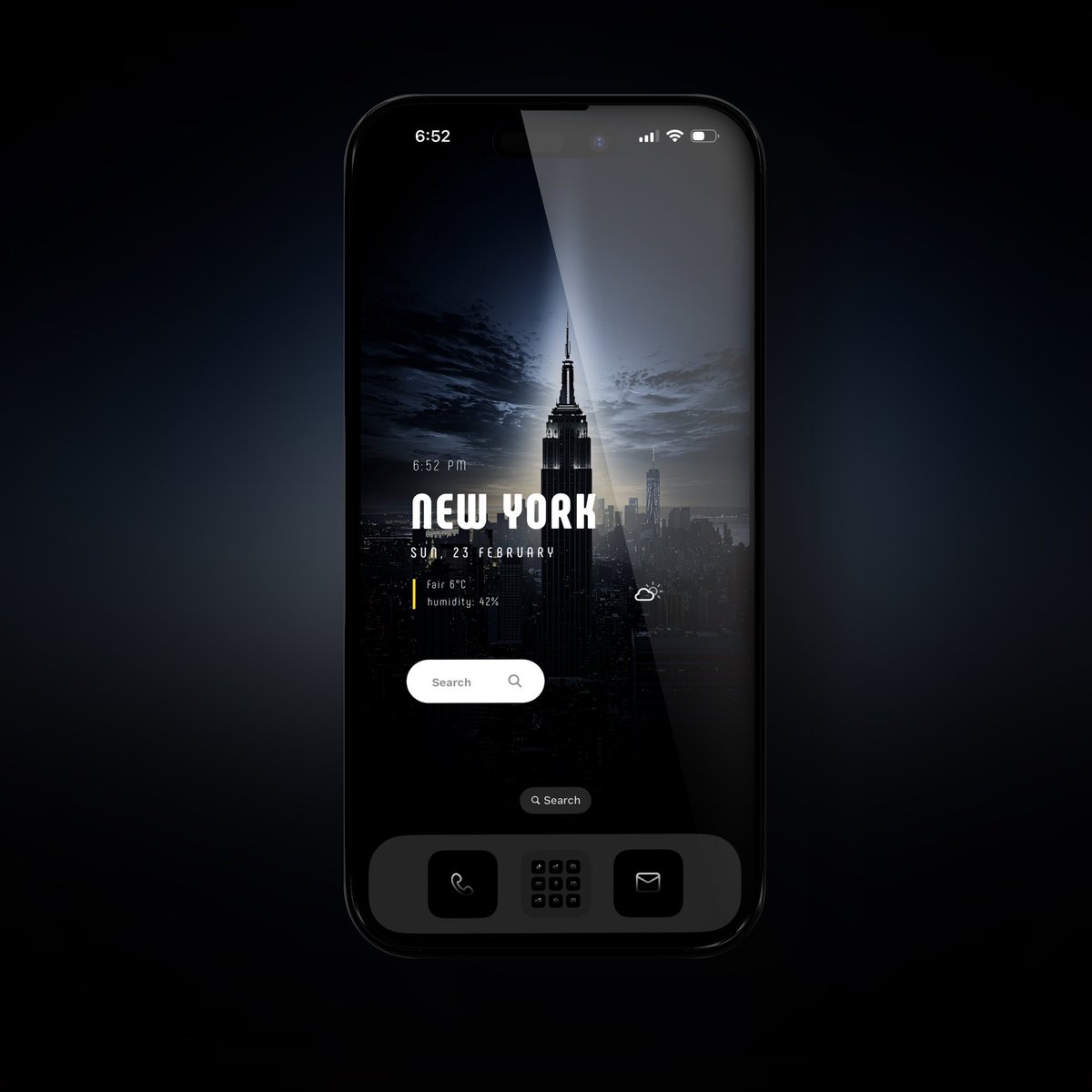 21MaRcO12's tweet image. Today iOS homescreens setup

Used:
Widgy app
Widget: Minimal iOS widget for widgy
Icons : Pure Black widgets for widgy &amp;amp; icons 
Wall slightly edited by @Halleyapps 

Icons and widget links in my BIO.

#iOShomescreen #widgy #iOSwidget #customization
