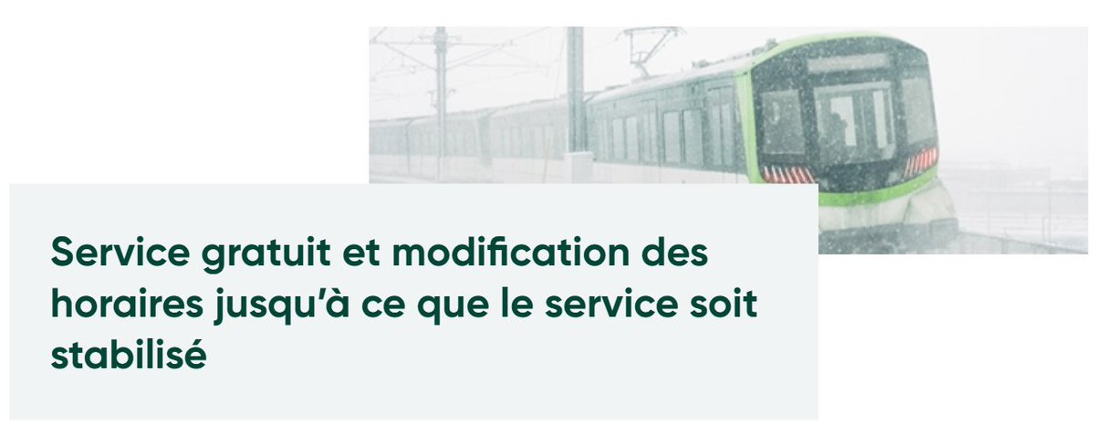 Réseau express métropolitain tweet media