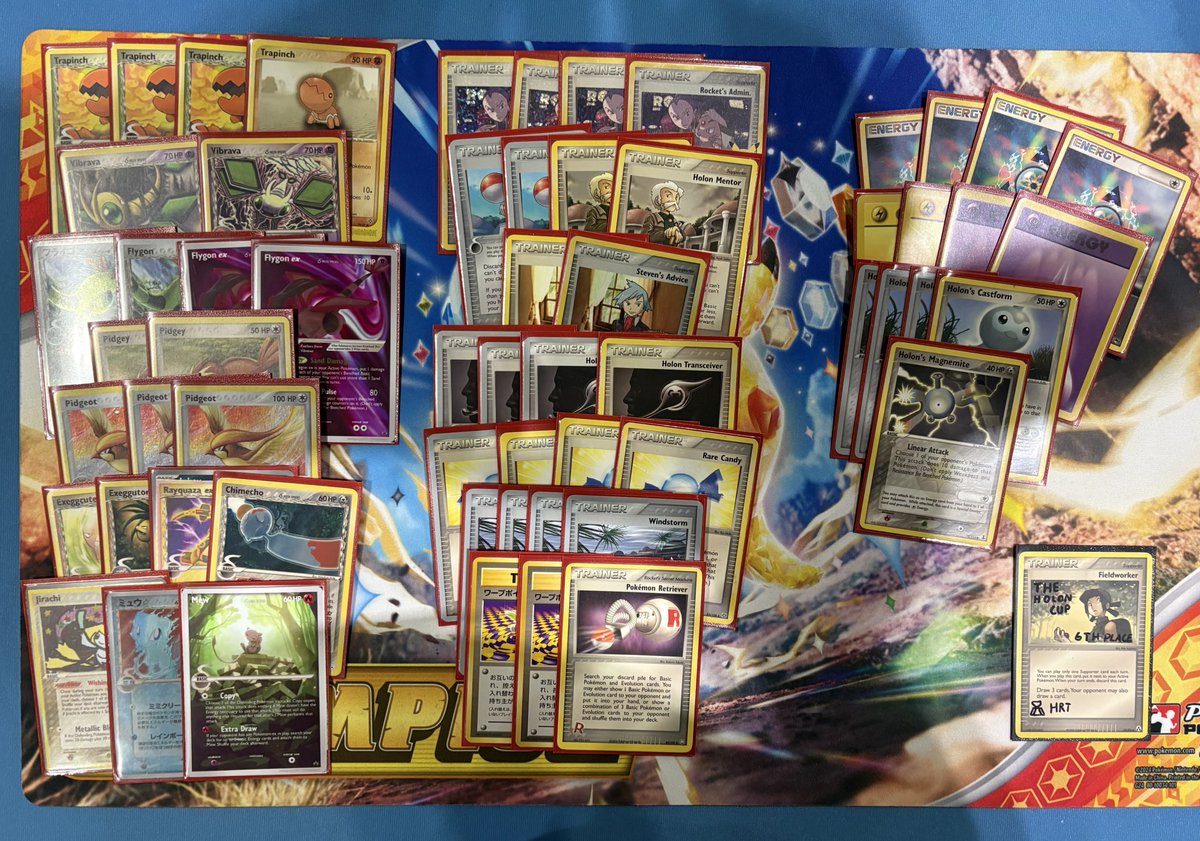HeyElKappa's tweet photo. 6/36 @ The Holon Cup w/ Delta Flygon! This was the event I cared more about this weekend and I’m happy that I finally made cut at another big RSPK event. I feel like I could’ve made it further although fate had other ideas in my final round. I am still hungover.

#winmar https://t.co/8en2MkBO9J