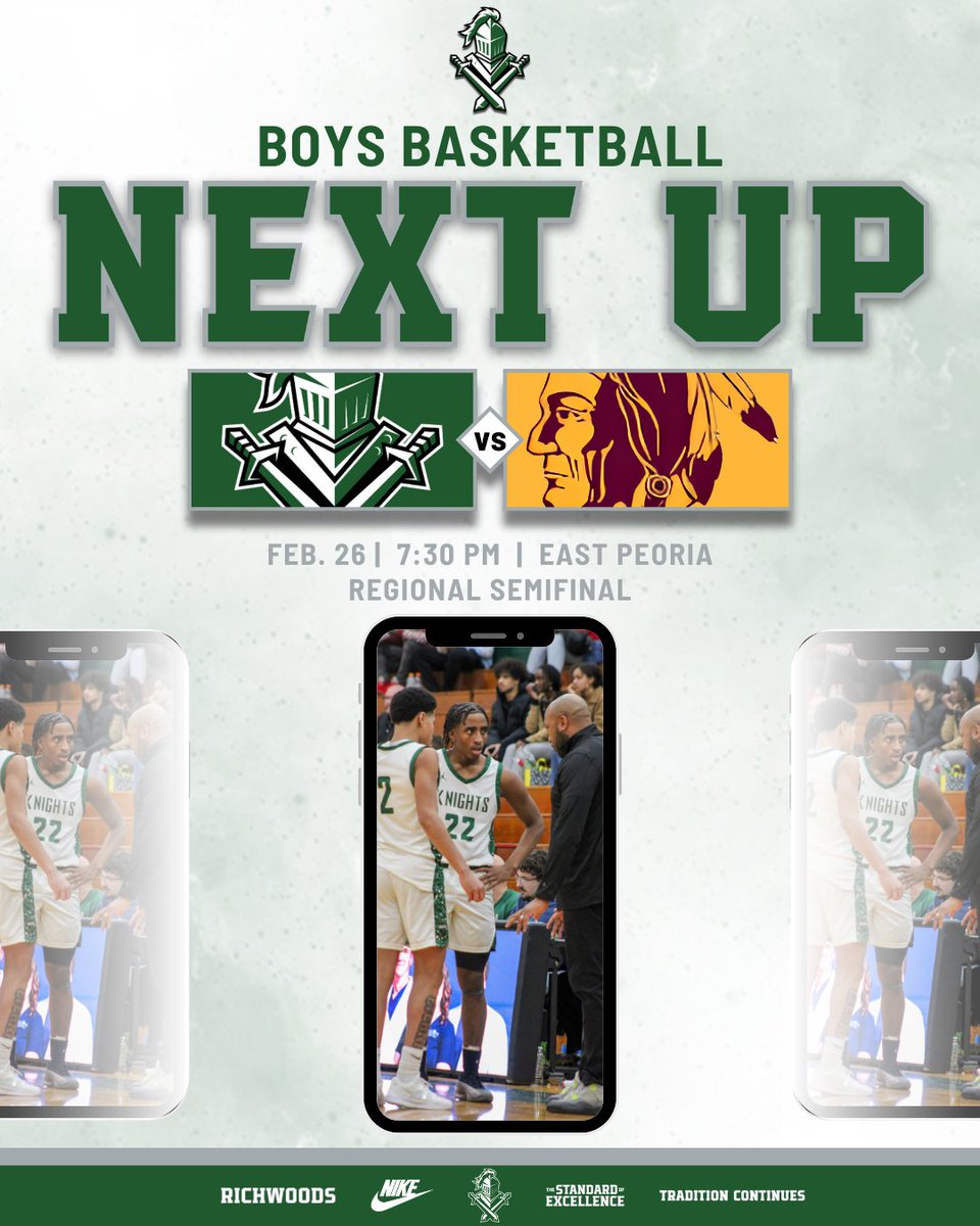 Across the River.

🏀: <a href="/Richwoodsboysb1/">Richwoodsboysbasketball</a> | Regional Semifinal
🆚: East Peoria
⏰: 7:30 PM
📍: East Peoria Community High School
📺: bit.ly/RichwoodsApp
⚔️: <a href="/11Mar1on11/">Marlon Herron Jr</a> <a href="/Darealmarion21/">Amarion Smith-Holley</a>

#TraditionContinues | #weRrichwoods | #TheStandardOfExcellence