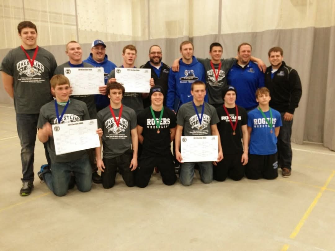 11 years ago today we sent 7 wrestlers to the State tournament. One of the proudest coaching moments I have ever had.  What an amazing day.  The coolest thing is 2 of these guys are now helping the next generation of Rogers Wrestling reach their goals as well.