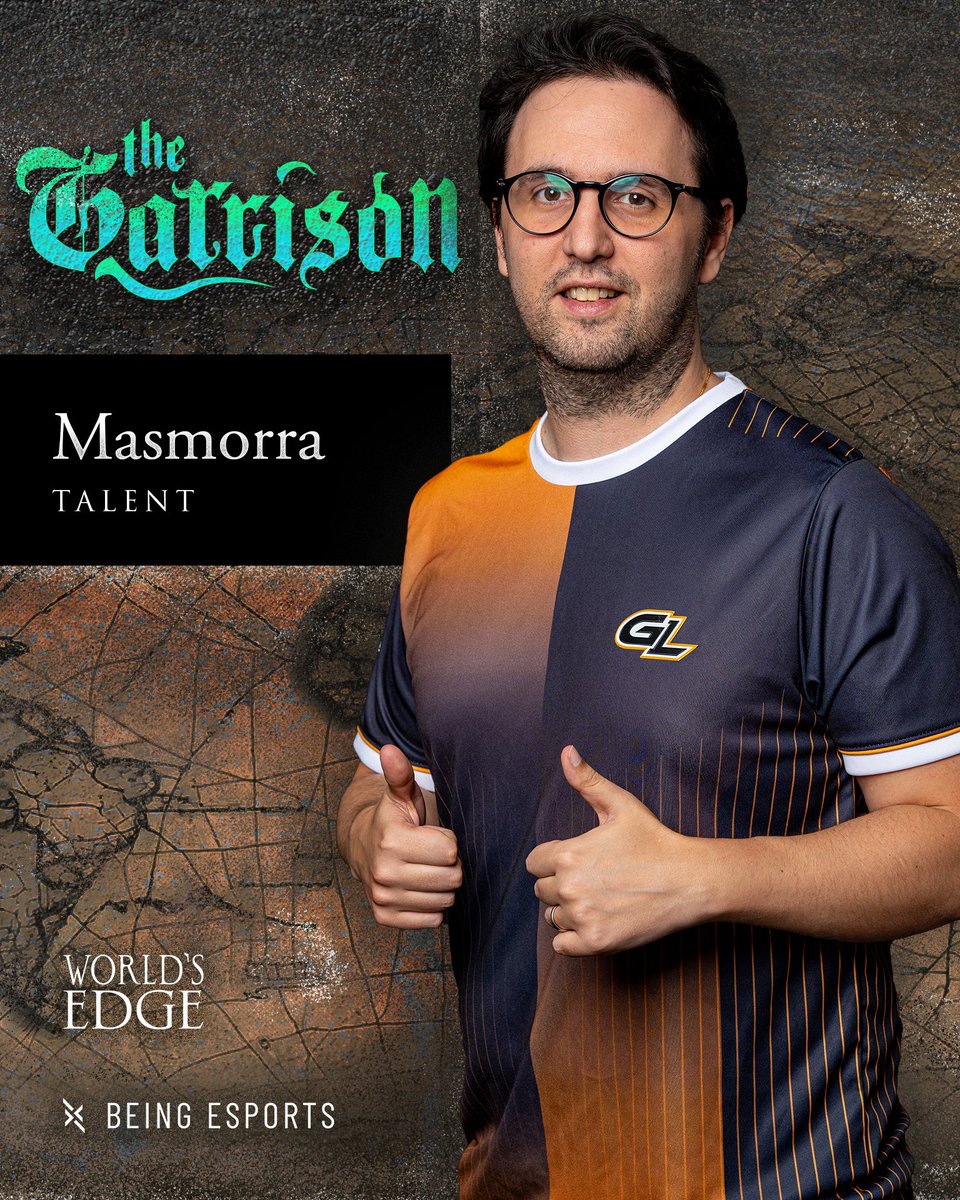 We have the players, we have the casters and we even found our analysts for #TheGarrison⚔️

But something was missing... ENTERTAINMENT! 🎉

Please join us in welcoming <a href="/Masmorra_AoE/">Masmorra_AoE</a> who will be the face of our show segment leading up to the grand final! 🏆