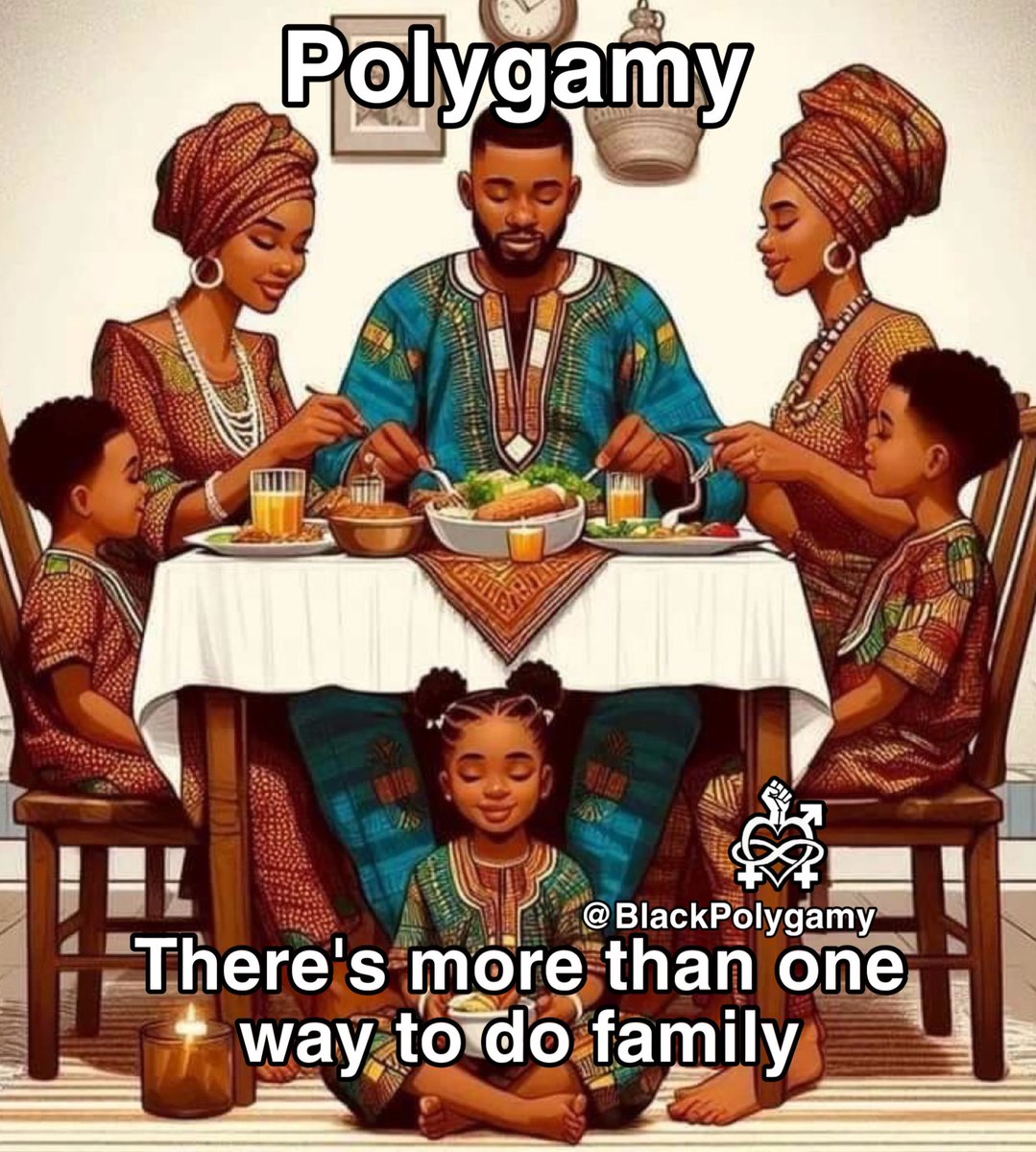 🤰🏽👩🏽‍🍼👨🏽‍🍼🤰🏽👩🏽‍🍼 Contrary to popular belief #Polygamy can help to build stronger families