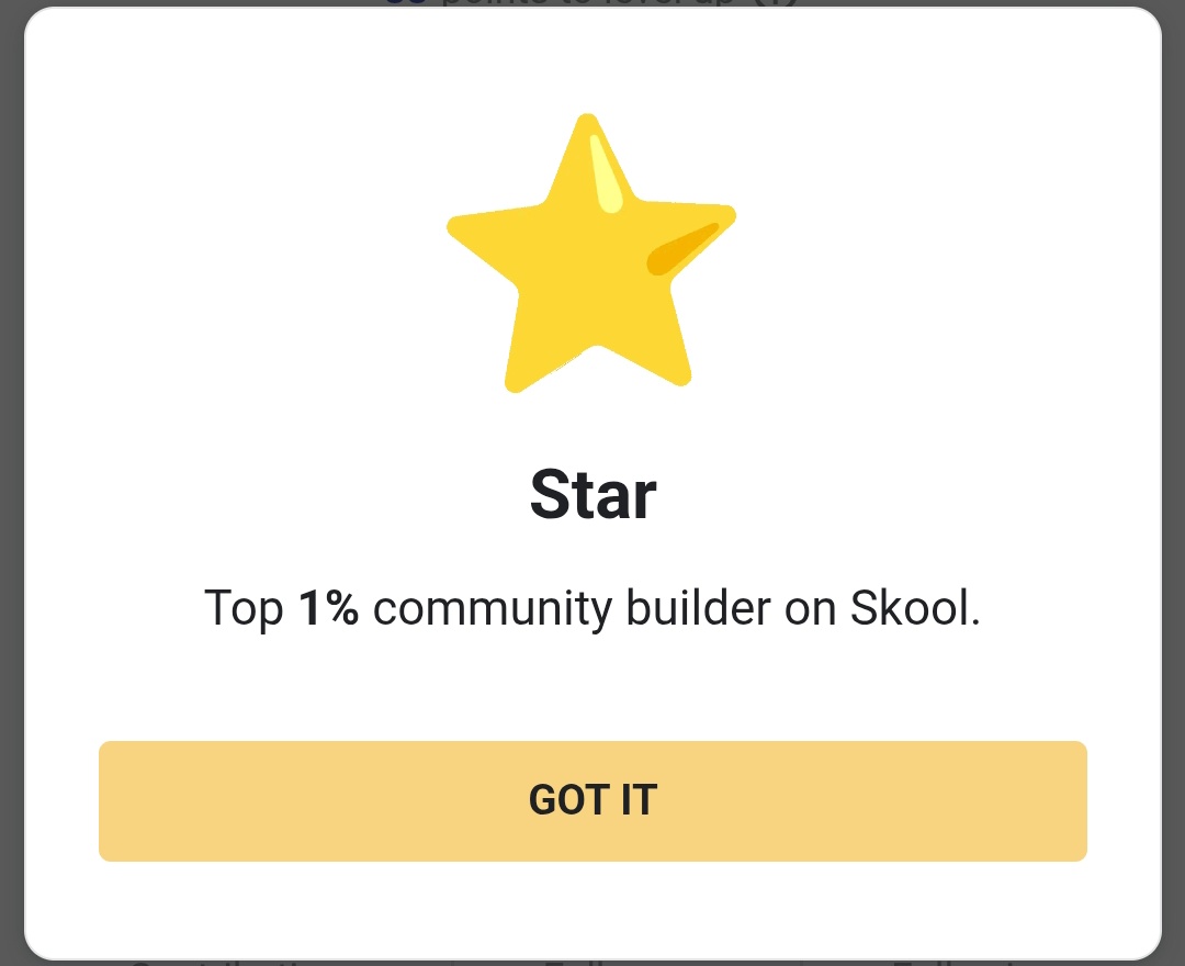 It's not even one month since we started our skool community, Are we doing good ? 
<a href="/AlexHormozi/">Alex Hormozi</a> @skoolgamesjoin