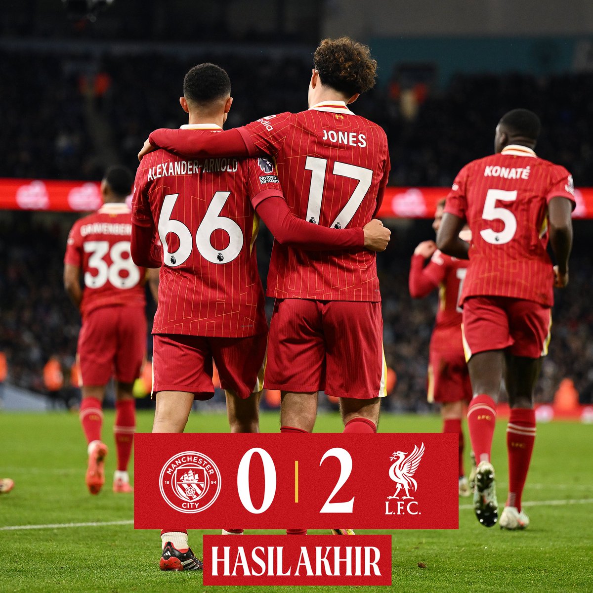 𝐓𝐈𝐆𝐀 poin dari Manchester. 🥶💫

#MCILIV