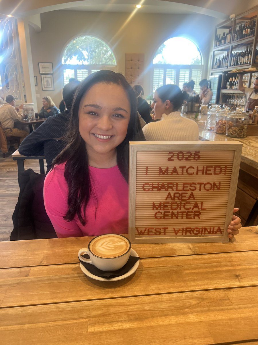 mandypalomin's tweet photo. I am thrilled to say that I matched at my top choice site and will be spending the next year completing my doctoral internship at Charleston Area Medical Center in Charleston, West Virginia!!! #appic #appicmatch https://t.co/Poe2J2FZno