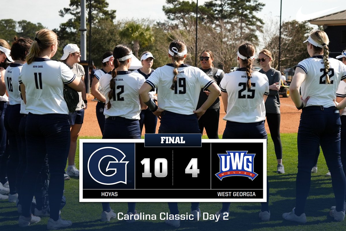 W ✅

Hoyas cap off a perfect Carolina Classic with 10 runs ‼️

#HoyaSaxa