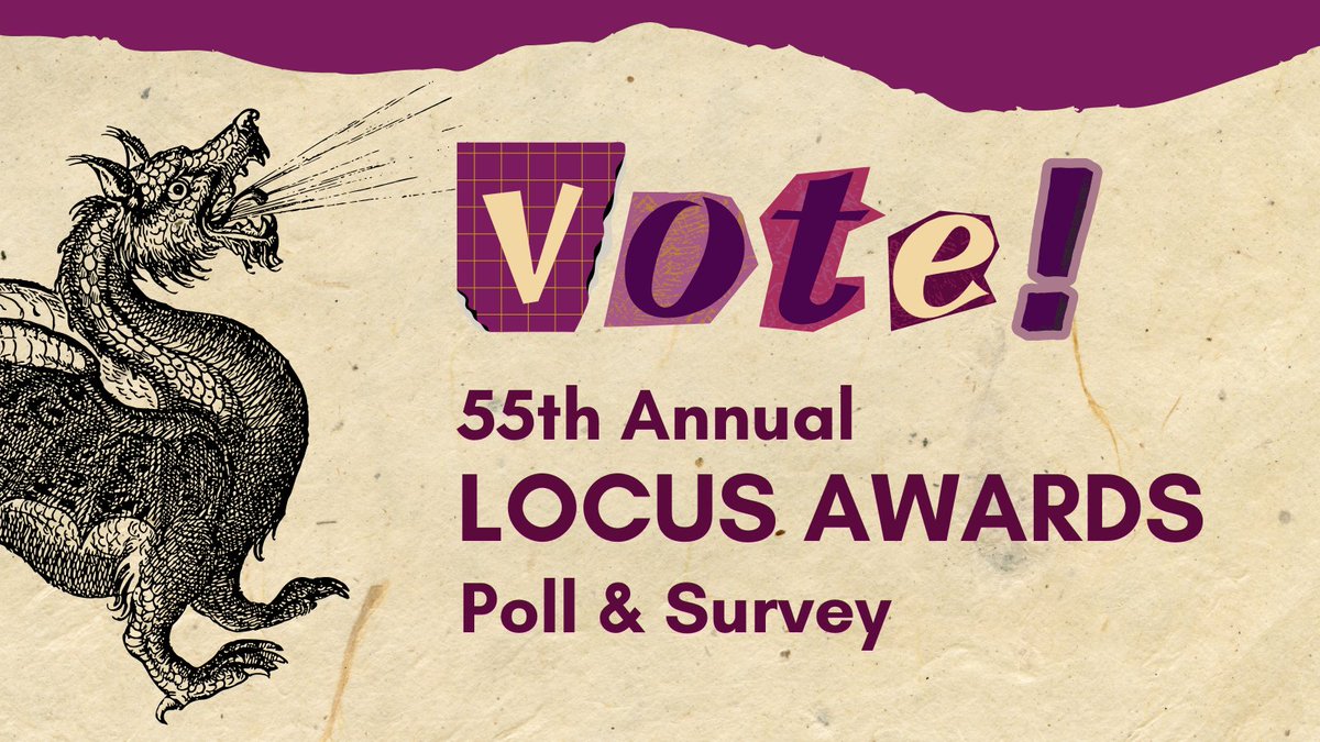 👻 Time to support your favorite authors in the Locus Awards! 🧟‍♂️ Locus Magazine is a nonprofit dedicated to sci-fi, fantasy, and horror. 

All readers can vote! Voting ends April 15—don’t miss out! 🚀 Vote here: poll.voting.locusmag.com #LocusAwards