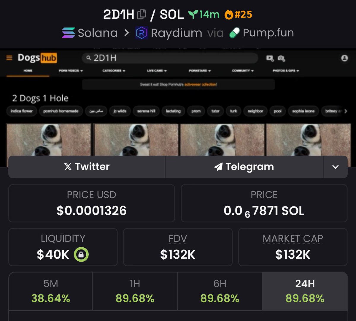 0xBekyra's tweet photo. The $2D1H token doesn't look bad, I think it's worth your attention, but don't forget about the risks, and the token still holds DEV, so there are risks!

СА: ArrAFkradkuJcF4uMNgUfB47UfsExWDNTfNk3Q4apump

#2D1H https://t.co/8ahnjQBpfJ