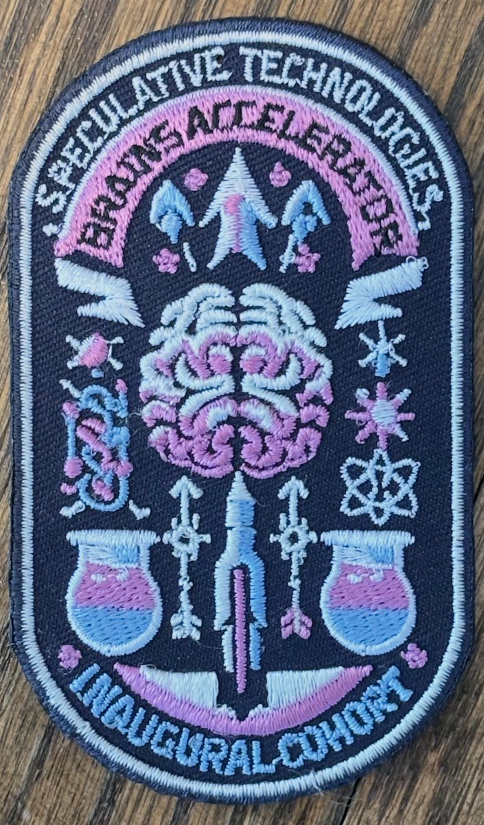 Ben Reinhardt (@ben_reinhardt) on Twitter photo I draw a lot of inspiration from the patch-covered flight suits -- we made patches for the first cohort of the Brains accelerator and plan to make them for future
<a href="/Spec__Tech/">Speculative Technologies</a> milestones. I draw a lot of inspiration from the patch-covered flight suits -- we made patches for the first cohort of the Brains accelerator and plan to make them for future
<a href="/Spec__Tech/">Speculative Technologies</a> milestones.