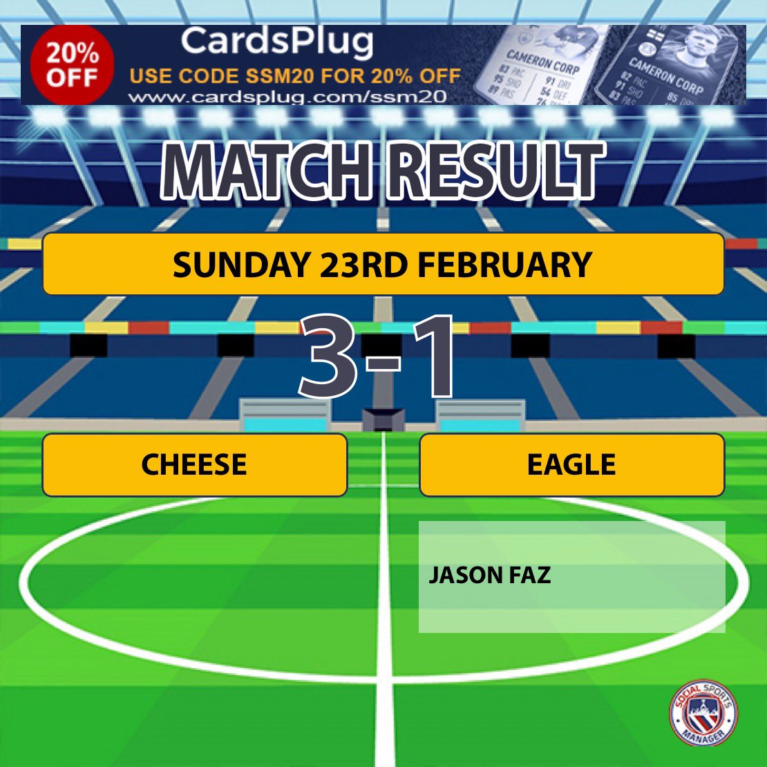 Eagle & Stirrup FC (@eagleandstirrup) on Twitter photo 1-0 up a half Time were we setup well, second half went downhill, 2 own goals and heads dropped, tried to get back into it but wernt to be, good luck in the next round <a href="/CheshireCheese4/">Cheshire Cheese Fc</a>, time to finish the season strong and go on to next season 🦅 1-0 up a half Time were we setup well, second half went downhill, 2 own goals and heads dropped, tried to get back into it but wernt to be, good luck in the next round <a href="/CheshireCheese4/">Cheshire Cheese Fc</a>, time to finish the season strong and go on to next season 🦅